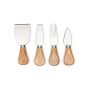 5 Piece Kitchen Craft Cheese Board Serving Set