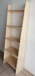Corner Ladder Shelf – Raw