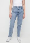 Guess High Rise Mom Jean - Light Wash