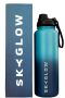 Skyglow Double Wall Water Bottle-gym Water Bottles-sports Water BOTTLE-1.2L - Dark Night