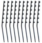 F pole – 6LINE Square Tube Angle Black