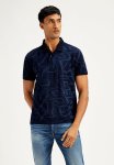 Levi's Blr Mt Seamless Polo All Over Jacqaurd P - Blue