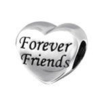 A213-C15962 - 925 Sterling Silver Forever Friends Charm European Charm Bead