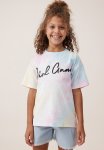 Cotton On Disney Girl Gang Drop Shoulder Short Sleeve Tee - Tie Dye