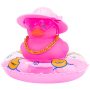 Wonuu Car Accessories Rubber Ducks Dashboard Decorations Rubber Duck Pink Accessories Dashboard Duck Car Decorations Car Ducks F