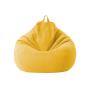 Lazy Sofa Bean Bag Chair Fabric Cover Size: 80X90CM Yellow