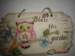 Bless This Garden Owl GS5