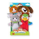 M&d Hand Puppets Playful Pets