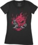 Cyberpunk 2077 Samurai Logo Womens T-Shirt Black