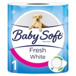 Baby Soft White 2 Ply Single