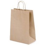 H-select Paper Carrier Twist Handle Handypak Brown