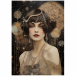 Tear Resistant Deco Print Roaring 20'S