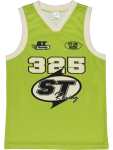 Lime Green Racing Tank Top - 7 8 Green