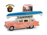 Greenlight – 1:64 1955 Chevrolet Two-ten Townsman With Roof Rack & Canoe – Smokey Bear Series 4