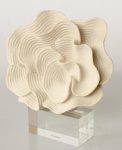 Off-white Coral With Crystal Base – 30X26CM
