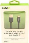 GIZZU USB2.0 A To Usb-c 2M Cable - Black