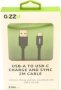 GIZZU USB2.0 A To Usb-c 2M Cable - Black