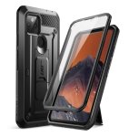 Google Pixel 4A 5G Full Body Rugged Protective Case With Screen Protector Black