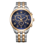 Classic Chronograph Eco-drive Watch Blue Dial