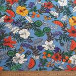 Visse Nylon Pique Gucci Tropics Blue 13329