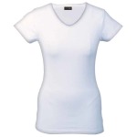 170G Slim Fit V-neck T-Shirt Ladies