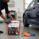 9-PIECE Car And Motorcycle Cleaning Kit With Bag