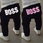 The Boss Pants White Print 1-2Y