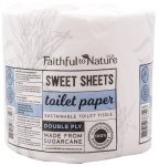 Faithful To Nature Ftn Sweet Sheets Double Ply - Single Pack