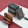 Faux Leather Passport With Star Pendant For Women Multi-layers Colorful Perfect Size ID Holder For Going Out