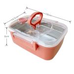 Zs - Stainless Steel Lunch Box - Pink