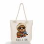 Printed Beach Bag