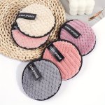 5PCS Facial Cleansing Makeup Remover Powder Puff Soft Plush Powder Puff Cleansing Makeup Remover Double-sided Wet And Dry Use Sk