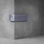 House Number Corner D04 - 350H X 600D X 2000W / Rusted Steel / No