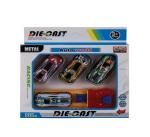 Die Cast Set W 4 Cars & 1 Launcher