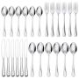 24-PIECE Cutlery Set Stainless Steel Flatware With Gift Box