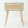 Kiweyo One Drawer Side Table - Sage