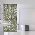 Crazy Banana Frosted Shower Vinyl Panel Sticker
