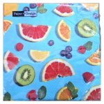 Summer Fruity Serviettes 3 Ply 20 Piece