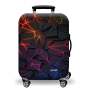 Printed Luggage Protector Cover - Neon Light Rifts - Xlarge