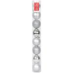 Bauble Tube 6CM 8PC Silver