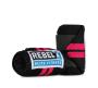 Rebel Wrist Wraps Pink/black