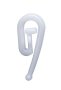 Curtain Track Acetal Hooks White 50