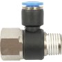 Aircraft Pu Hose Fitting Tee 6MM X 1/4"F X 1/4"M
