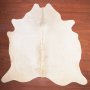 A Grade Cow Hide 023 Grey L - Large / Grey / Solid
