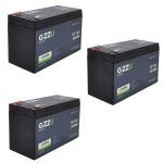 GIZZU - 12V 7AH Lithium-ion Battery Black - Pack Of 3