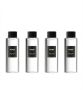 4 Pack - Glass Essential Oil Diffuser Bottle - 500ML - Transparent