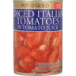 Diced Italian Tomatoes In Juice 400G