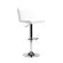 -hennessy Leather Touch Barstool - White