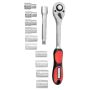 - Socket And Ratchet Set - 12 Piece