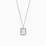 Engelsrufer Silver Pure Moon With Moonstone Necklace